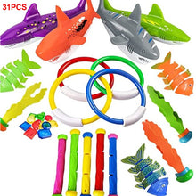 Load image into Gallery viewer, Children's Pool Diving Toy Dive Around Seaweed Gems Treasure Hunt Water Toy Swimming Training Tool Summer Outdoor water Gift Set #2