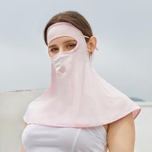Load image into Gallery viewer, UPF50+ Outdoor Sunscreen Mask Dew Eye Shawl Ice Silk Sun Protection Mask Full Face Neck Uv Protection Riding Fishing Equipment