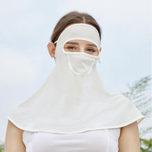 Load image into Gallery viewer, UPF50+ Outdoor Sunscreen Mask Dew Eye Shawl Ice Silk Sun Protection Mask Full Face Neck Uv Protection Riding Fishing Equipment