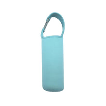 Load image into Gallery viewer, 420ML/550ML Diving Material Thermos Cup Sleeve With Portable Button Hand Carrying Bottle Sleeve Solid Color Simple Anti-Hot Glass Sleeve
