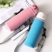Load image into Gallery viewer, Diving Material Cup Cover Outdoor Multi-Size Portable Bottle Protective Cover Thickened Thermal Insulation Crossbody Water Bottle Bag