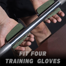 Load image into Gallery viewer, Four-Finger Cowhide Fitness Gloves Non-Slip Anti-Cocoon Pull-Up Horizontal Bar Weightlifting Assistance Hard Pull Hand Protection Sports Fitness Equipment