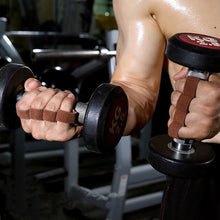 Load image into Gallery viewer, Four-Finger Cowhide Fitness Gloves Non-Slip Anti-Cocoon Pull-Up Horizontal Bar Weightlifting Assistance Hard Pull Hand Protection Sports Fitness Equipment