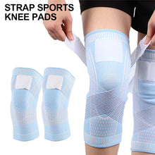 Load image into Gallery viewer, 1PC Lacing Pressure Sports Knee Pads Moxibustion Heat Knee Pads Unisex Knitted Breathable Non-Slip Fitness Protection Basketball Football Running Equipment