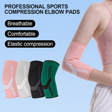 Load image into Gallery viewer, 1PC Professional Sports Pressure Elbow Guard High Elastic Nylon Knitted Absorb Sweat Elbow Protection Pad Basketball Volleyball Tennis Extended Arm Elbow Support