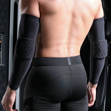 Load image into Gallery viewer, 1PC Honeycomb Anti-Collision Professional Sports Elbow Protection Gym Ball Activities Lengthened EVA Foam High Elastic Pressure Anti-Fall Protection UPF50+ Riding Arm Sun Protection Sleeve