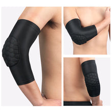 Load image into Gallery viewer, 1PC Honeycomb Anti-Collision Professional Sports Elbow Protection Gym Ball Activities Lengthened EVA Foam High Elastic Pressure Anti-Fall Protection UPF50+ Riding Arm Sun Protection Sleeve