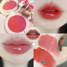 Load image into Gallery viewer, Double Color Lipstick Solid Water Gloss Mirror Lip Glaze Moisturizing Non-sticky Long-lasting Lip Gloss Lip Cosmetics