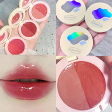 Load image into Gallery viewer, Double Color Lipstick Solid Water Gloss Mirror Lip Glaze Moisturizing Non-sticky Long-lasting Lip Gloss Lip Cosmetics