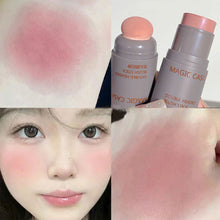 Load image into Gallery viewer, Double Head Powder Blusher Stick Lip Cheek Dual Use Matte Natural Long-lasting Blush Cream Face Makeup Cosmetics