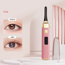 Load image into Gallery viewer, USB Charging Electric Eyelash Curler Portable Heated Three-speed Temperature Control Eyelash Curler Eyelash Tool