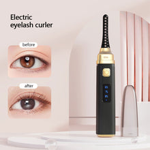 Load image into Gallery viewer, USB Charging Electric Eyelash Curler Portable Heated Three-speed Temperature Control Eyelash Curler Eyelash Tool
