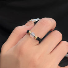 Load image into Gallery viewer, Simple Woven Beaded Ring Creative Adjustable Hand Woven Copper Coin Beaded Couple Ring Women Men Jewelry Gift
