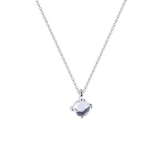 Load image into Gallery viewer, Simple Opal Pendant Necklace Versatile Temperamental Alloy Necklace Clavicle Chain Jewelry Accessory for Women
