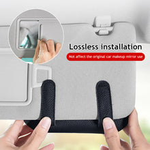 Load image into Gallery viewer, Car Glasses Auto Sun Visor Glasses Case Holder Sunglasses Clip Card Ticket Holder Multi-Function Automobile Accessories Storage