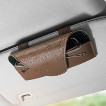 Load image into Gallery viewer, Car Glasses Auto Sun Visor Glasses Case Holder Sunglasses Clip Card Ticket Holder Multi-Function Automobile Accessories Storage