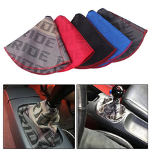 Load image into Gallery viewer, Universal Car Gear Shift Collars Covers Fabric Shift Knob Boot Cover Shifter Lever Collars Auto Inter Accessories