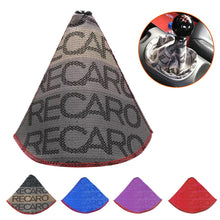 Load image into Gallery viewer, Universal Car Gear Shift Collars Covers Fabric Shift Knob Boot Cover Shifter Lever Collars Auto Racing Interior Accessories