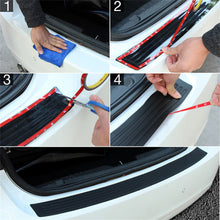 Load image into Gallery viewer, 90cm/104cm Car Trunk Protection Strip Rear Bumper Anti-Collision Guard Anti-Scratch Tailgate Trim Door Guard Strips Sill Plate