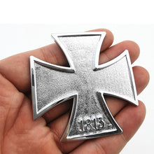 Load image into Gallery viewer, Motorcycle Car Stickers Iron Cross Chrome Metal Germany 1813 Malta Virtue Symbol Medal Cross Emblem Badge Decal Auto Car Styling