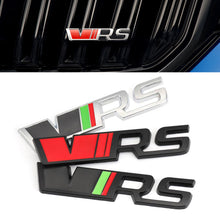 Load image into Gallery viewer, Car Sticker Rear Trunk Front Grill VRS Emblem Badge Logo For Skoda VRS Octavia 1 2 3 Rapid Kodiaq Karoq Fabia Kamiq Superb