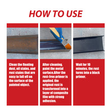 Load image into Gallery viewer, 300g Metal Rust Remover Water Based Metallic Paint With Brush Rust Converter Multi Purpose Anti-rust Protection Car Coating Primer