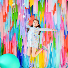 Load image into Gallery viewer, Color Crepe Paper Streamers Tissue Paper Roll Flower Craft Making Birthday Wedding Party Photography Backdrops DIY Decor Party Supplies