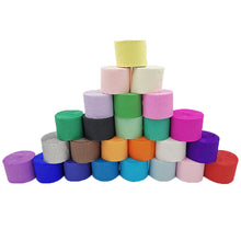 Load image into Gallery viewer, Color Crepe Paper Streamers Tissue Paper Roll Flower Craft Making Birthday Wedding Party Photography Backdrops DIY Decor Party Supplies