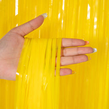 Load image into Gallery viewer, Rainbow Foil Fringe Curtain Macaron Curtains Photo Booth Backdrop for Wedding Birthday Graduations Christmas Party Decorations