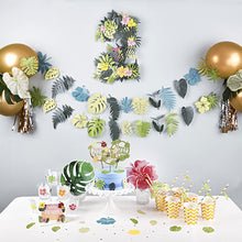 Load image into Gallery viewer, Green Tropics Leaves Confetti Safari Theme Party Theme Decorative Paper Scraps DIY Props Party Decor for Baby Shower Birthday Party