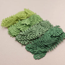 Load image into Gallery viewer, Green Tropics Leaves Confetti Safari Theme Party Theme Decorative Paper Scraps DIY Props Party Decor for Baby Shower Birthday Party