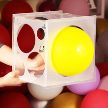 Load image into Gallery viewer, 11 Holes 2-10Inch Balloon Sizer Box Balloons Measuring Box For Baloons Arch Garland Birthday Wedding Party Tool Decorations