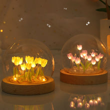 Load image into Gallery viewer, DIY Tulip Night Light Material Flower Lights Bedroom Decoration Ornaments Bedside Handmade Birthday Christmas Gift