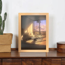 Load image into Gallery viewer, INS LED Decorative Light Painting USB Power Light Frame Dimming Japan Anime Style Simulate Sunshine Drawing Night Light Room Decor