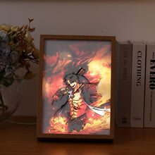 Load image into Gallery viewer, Japan Anime LED Decorative Light Painting USB Power Light Frame Dimming Simulate Sunshine Drawing Night Light Room Decor