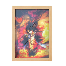 Load image into Gallery viewer, Japan Anime LED Decorative Light Painting USB Power Light Frame Dimming Simulate Sunshine Drawing Night Light Room Decor