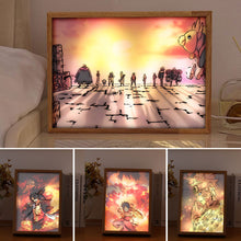 Load image into Gallery viewer, Japan Anime LED Decorative Light Painting USB Power Light Frame Dimming Simulate Sunshine Drawing Night Light Room Decor