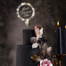 Load image into Gallery viewer, LED Cake Topper Birthday Cake Decorating Tools Valentine's Day Teachers' Day Wedding Party Cake Decoration Lighting