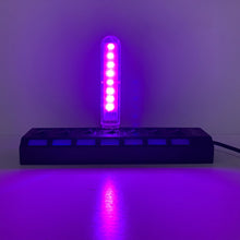 Load image into Gallery viewer, Mini Portable USB 8LED LED Night Light DC5V U Disk USB Lighting For PC Laptop Mobile Power Bank For Bedroom Decoration Reading