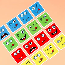 Load image into Gallery viewer, Kids Magic Face Change Cube Game Toy Face Changing Building Blocks Board Game Montessori Expression Puzzle Toys Educational Match Toy