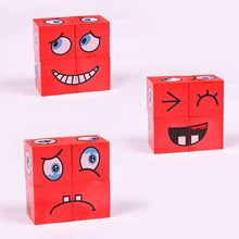 Load image into Gallery viewer, Kids Magic Face Change Cube Game Toy Face Changing Building Blocks Board Game Montessori Expression Puzzle Toys Educational Match Toy