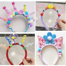 Load image into Gallery viewer, 100pcs Chenille Stem Pipe Kids DIY Creative Toys Chenille Sticks Cleaners Kindergarten Educational Handmade Material Plush Strips