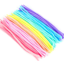 Load image into Gallery viewer, 100pcs Chenille Stem Pipe Kids DIY Creative Toys Chenille Sticks Cleaners Kindergarten Educational Handmade Material Plush Strips