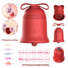 Load image into Gallery viewer, Bell Female Sucker Tongue Licking Yin Female Flirting Jump Egg Vibration Masturbation G-point Jump Egg Masturbation Vibrator