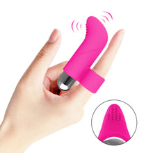 Load image into Gallery viewer, Medical Grade Silicone Rechargeable Finger Egg Skipping Vibrator Female Sex Toy Travel Mini Portable Sex Toys