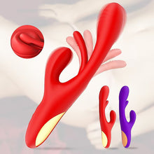 Load image into Gallery viewer, Finger Double Head 3 Point Vibrating Stick Women's Masturbation Device Women's Special Automatic Bead Turning Fun Toy