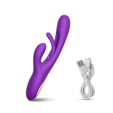 Load image into Gallery viewer, Finger Double Head 3 Point Vibrating Stick Women's Masturbation Device Women's Special Automatic Bead Turning Fun Toy