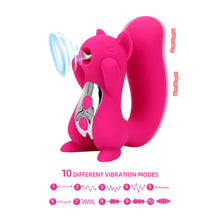 Load image into Gallery viewer, Squirrel Sucker Female Jumping Egg 10 Frequency Tongue Licking Silent Vibrating Stick Adult Sexual Toys