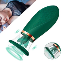 Load image into Gallery viewer, Tongue Licking Vibrator for Women Green AV Stick Massage Magnetisches Vibrating Licking Tongue Masturbator Sex Toy