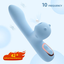 Load image into Gallery viewer, Silicone Vibrator for Adult and Female Sex Toys Masturbation Device Vibration Heating Masturbation Stick